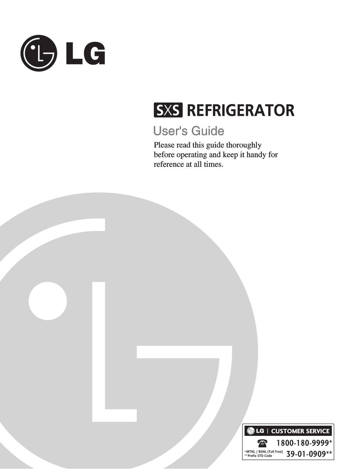 LG GC-B217BLJ Owner’s Manual