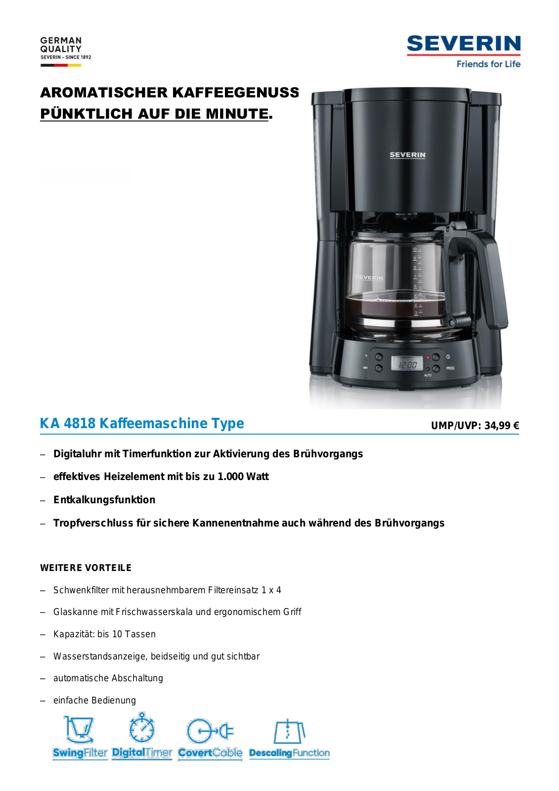 Severin KA 4818 User Manual