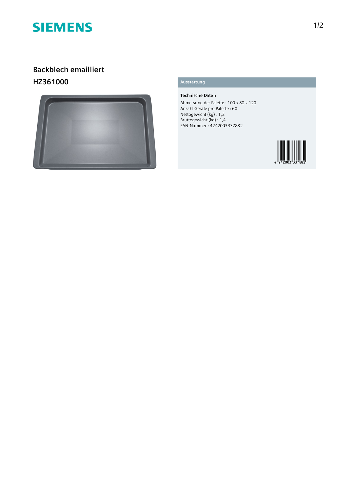 Siemens HZ361000 User Manual