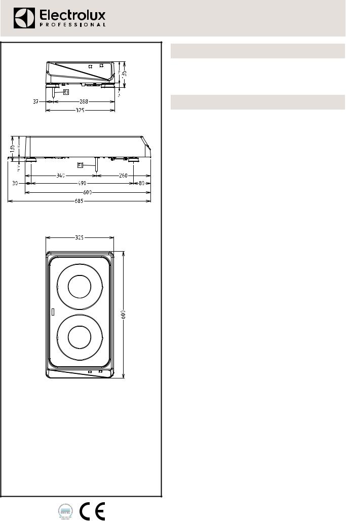 Electrolux DZL2CE Datasheet