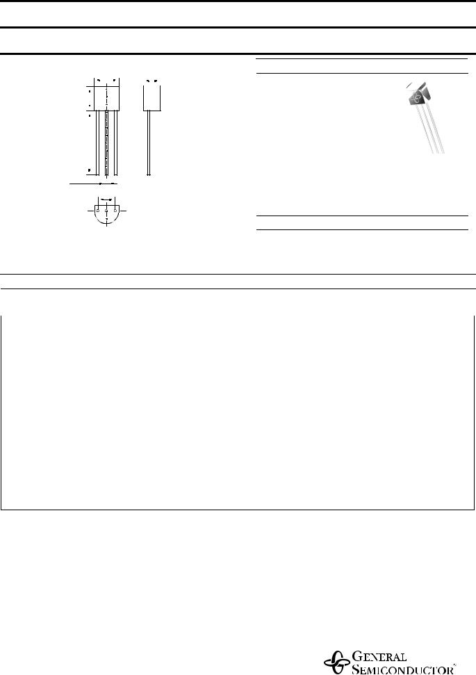 GENERAL MPSA92, MPSA93 DATASHEET