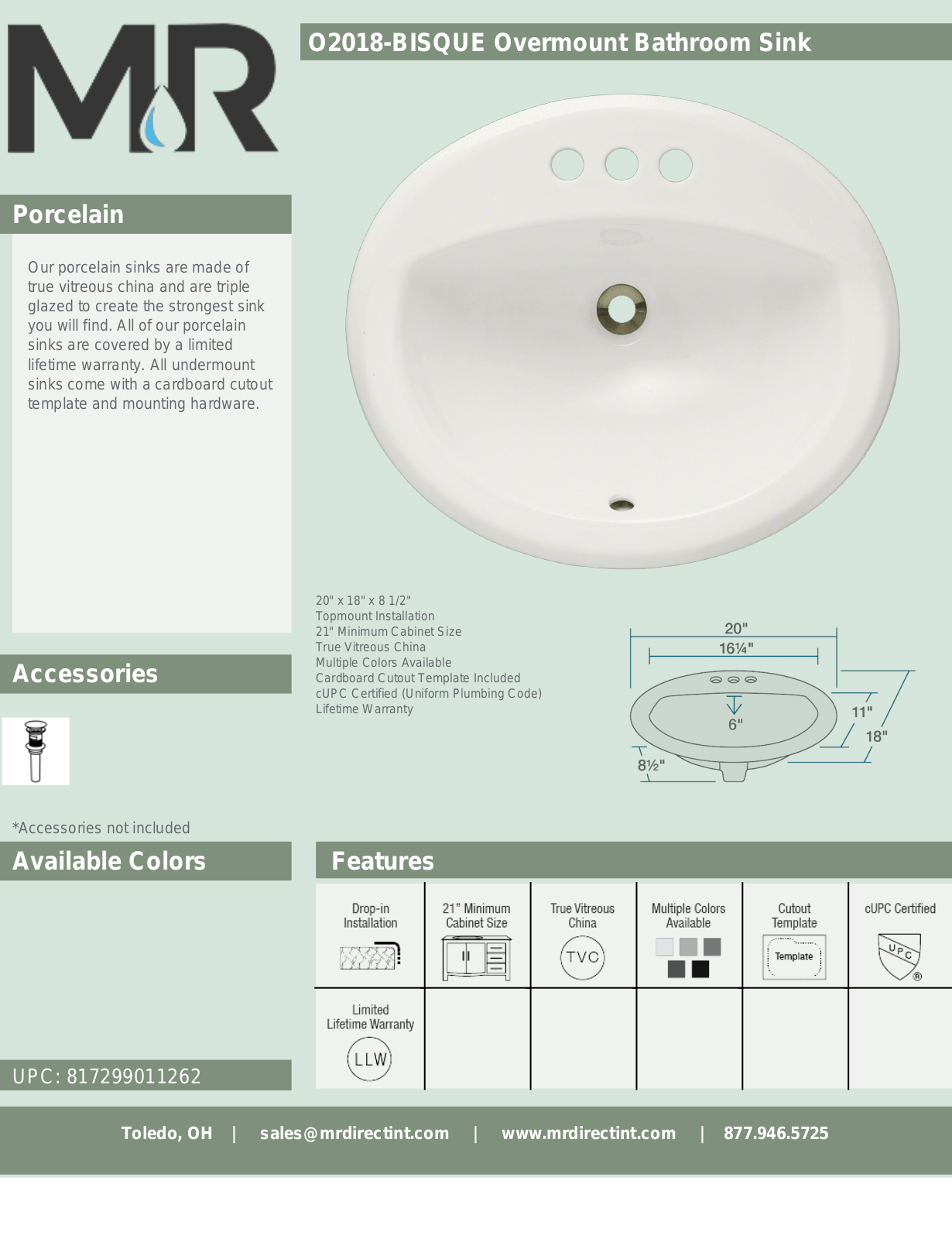 MR Direct MRDR1790 Specifications - ManualMachine.com