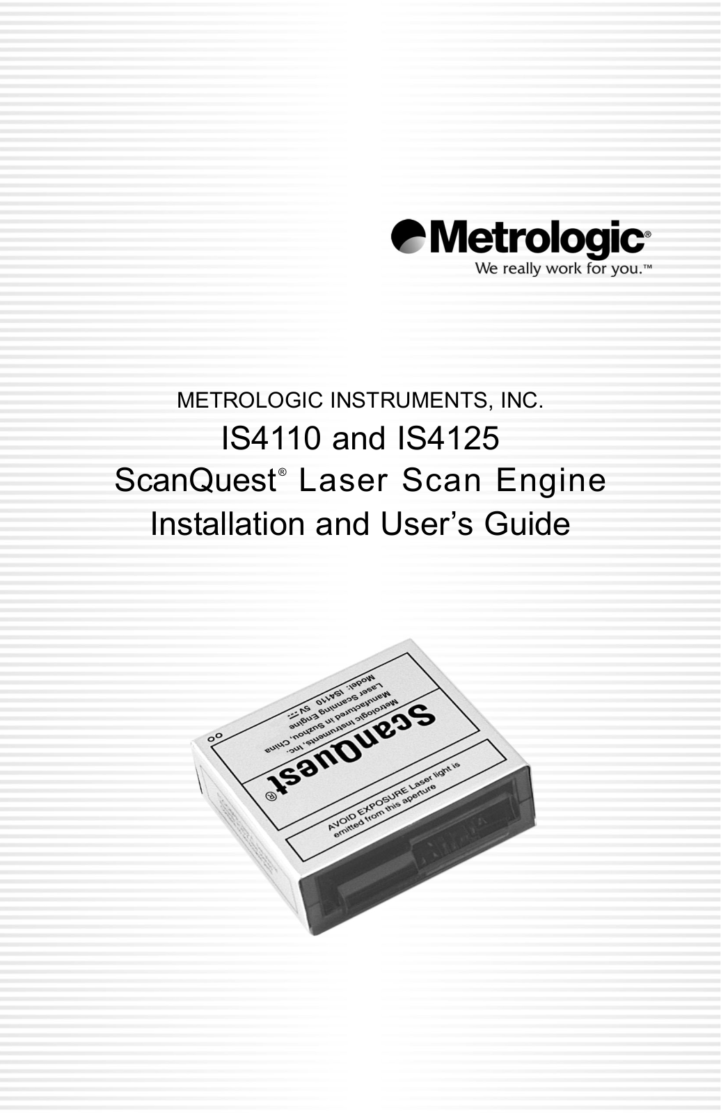 Metrologic Instruments IS4110 User Manual