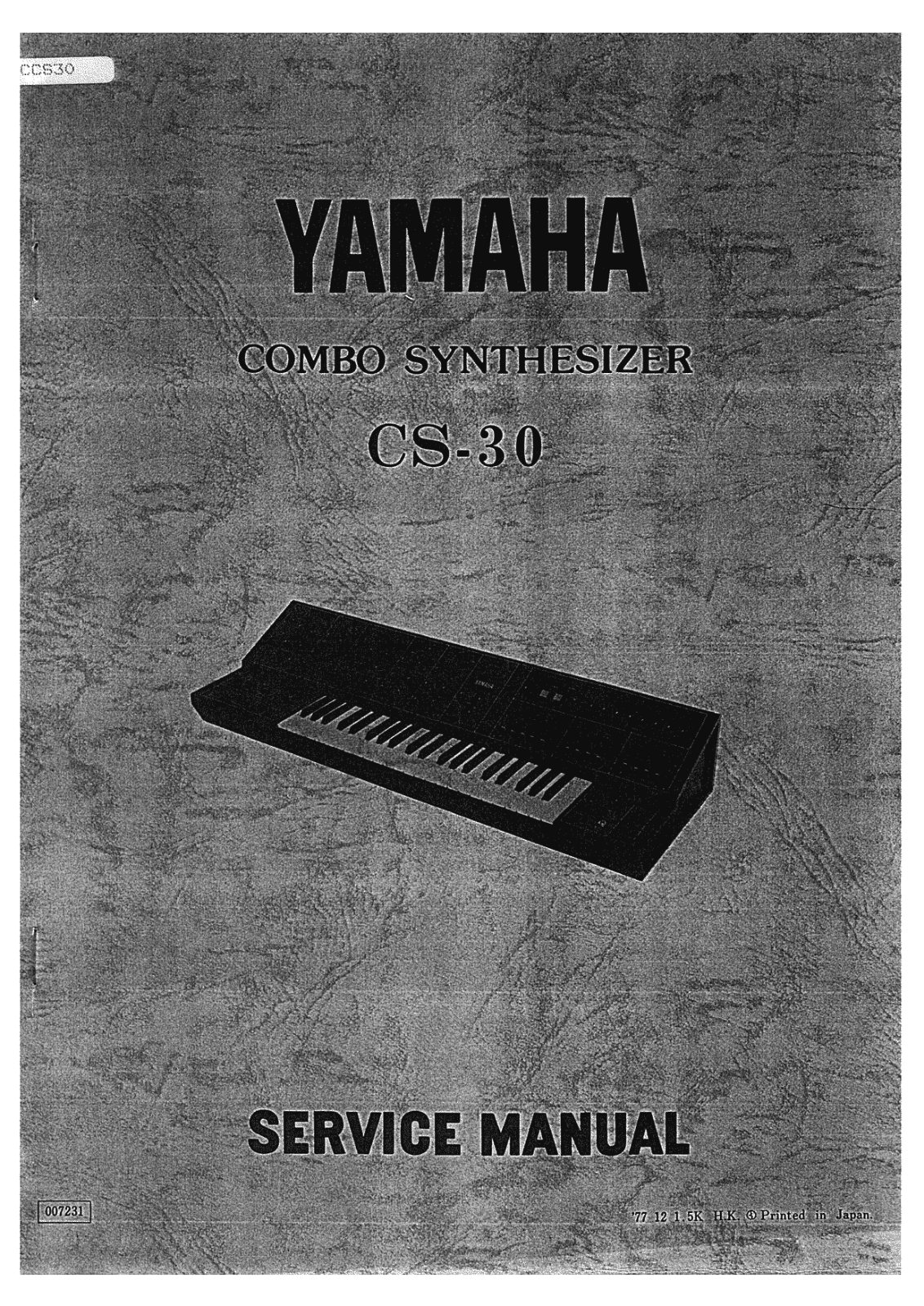 Yamaha CS-30 Service Manual