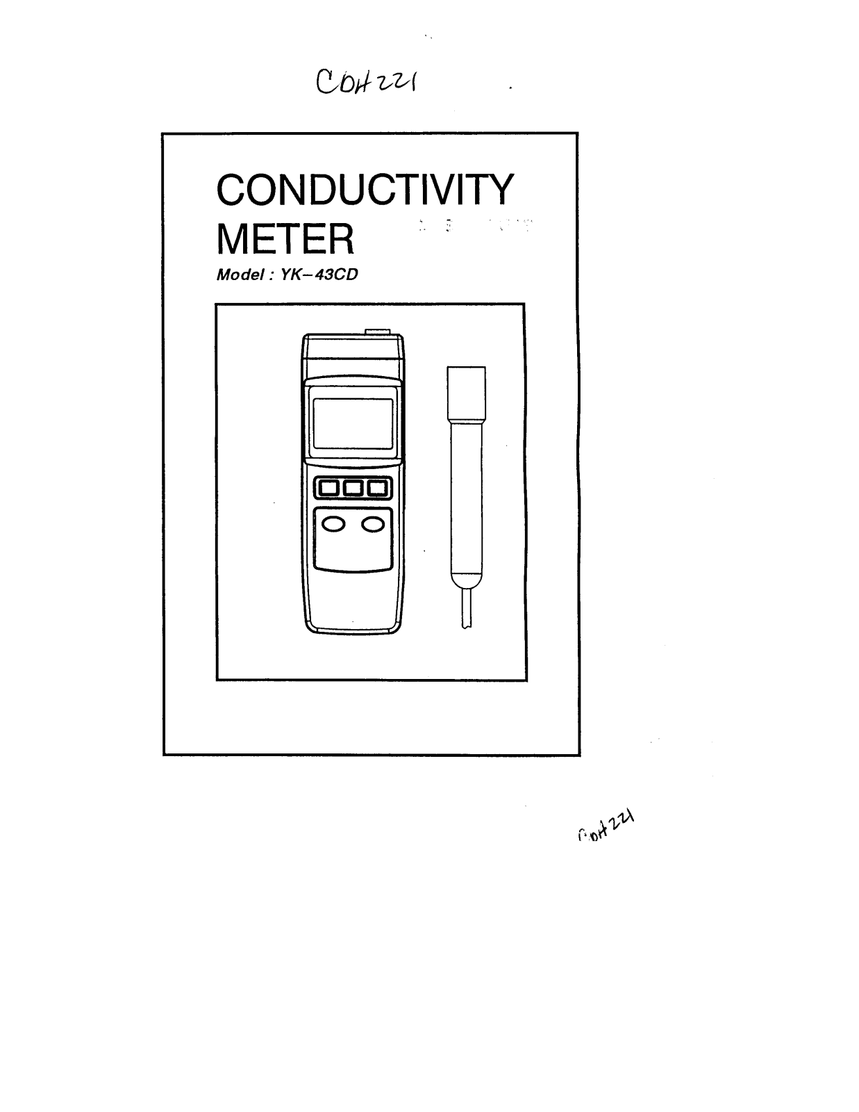 Omega Products YK-43CD User Manual