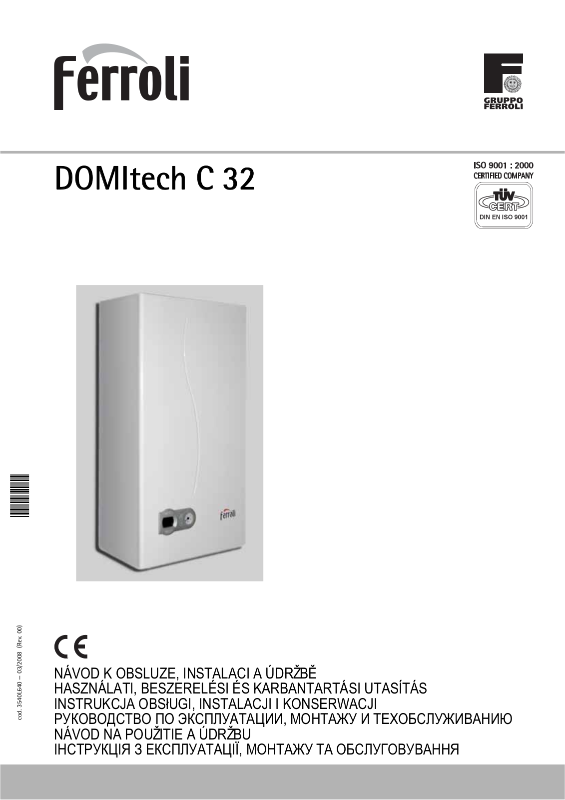 Ferroli Domitech C32 User Manual