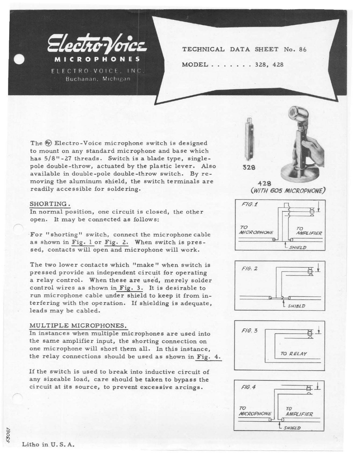 Electro-voice 328 DATASHEET