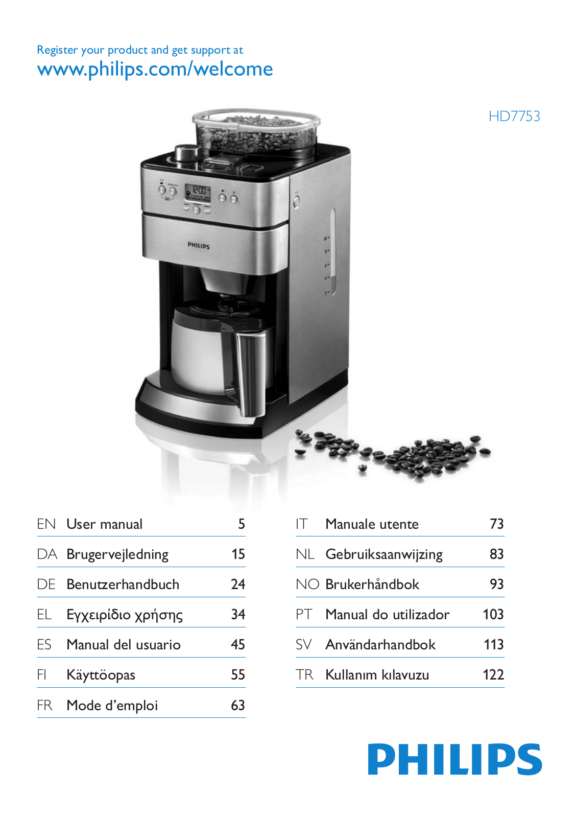 PHILIPS HD775300 User Manual