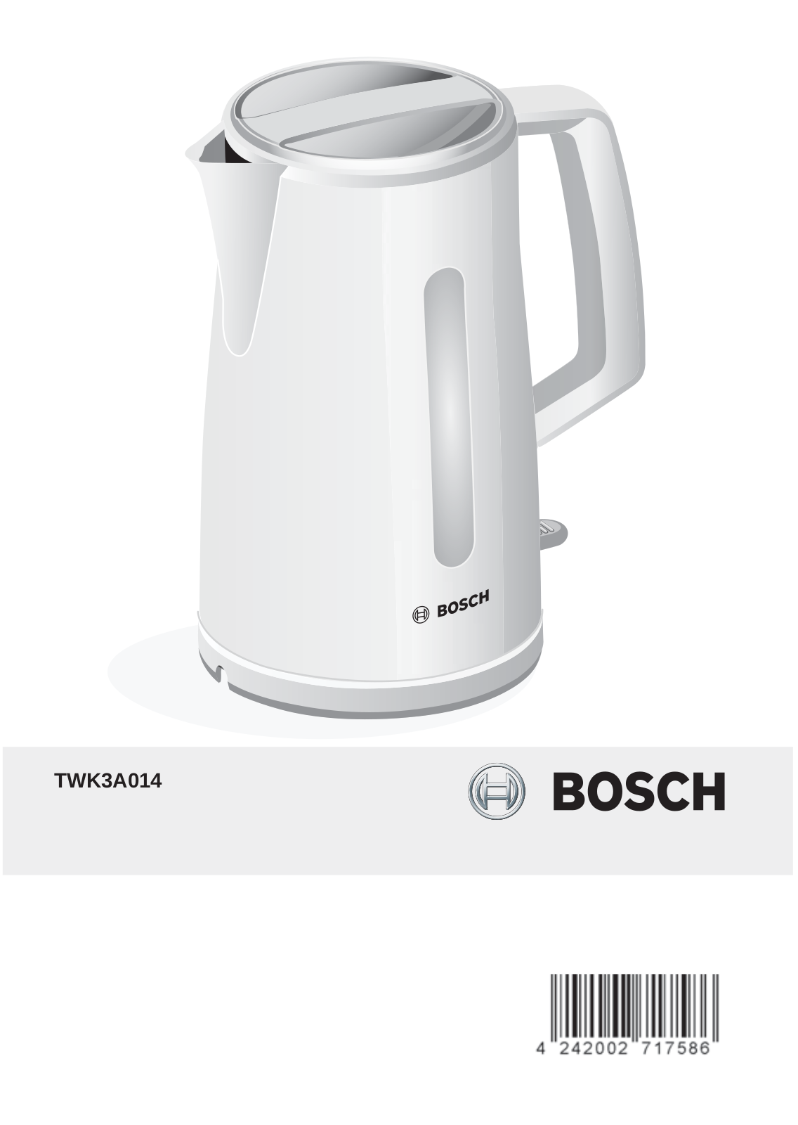 Bosch TWK3A014 User Manual