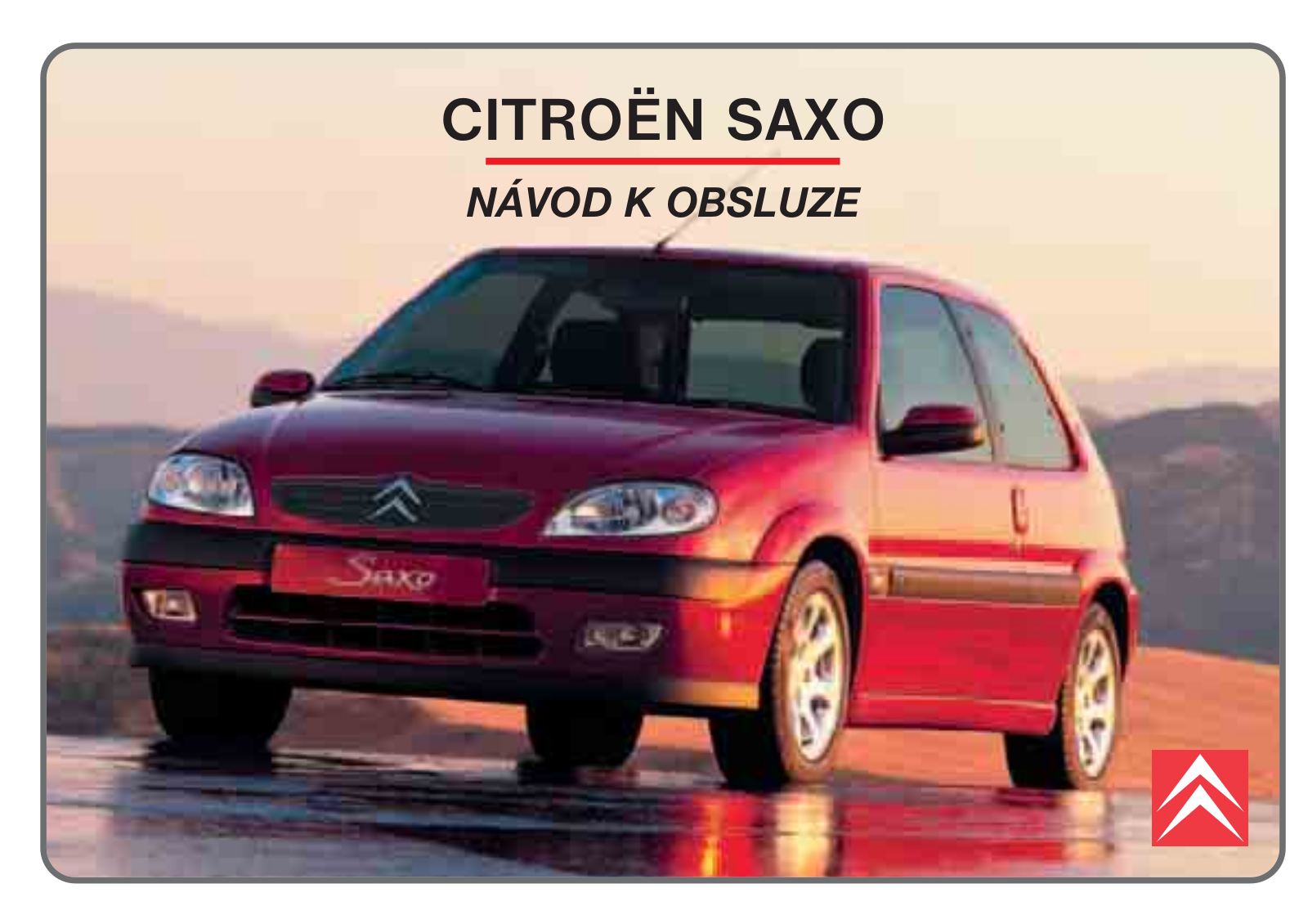 Citroen SAXO User Manual