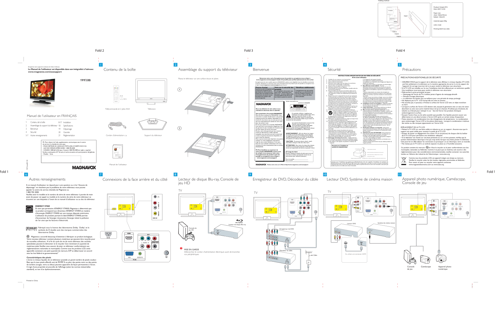 Magnavox 19MF338B User Manual