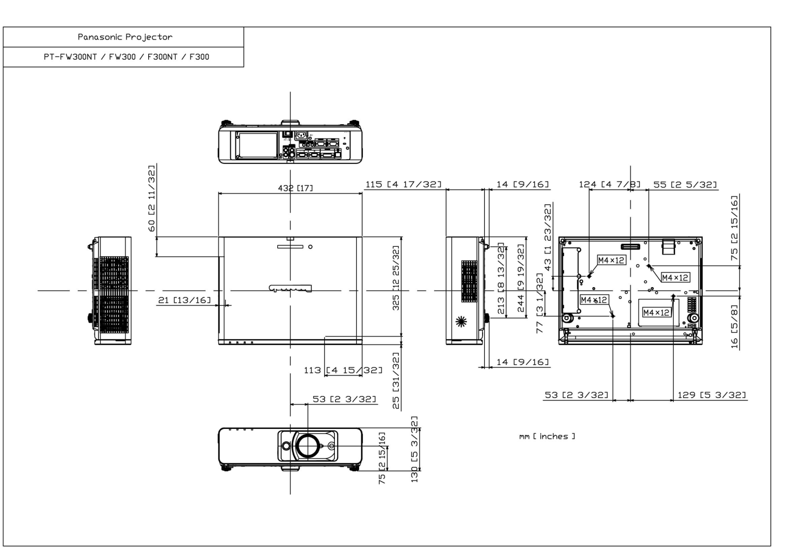 Panasonic PT-FW300NT, PT-FW300 User Manual