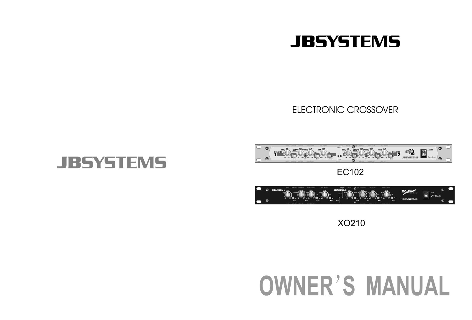 Jbsystems EC102 User Manual