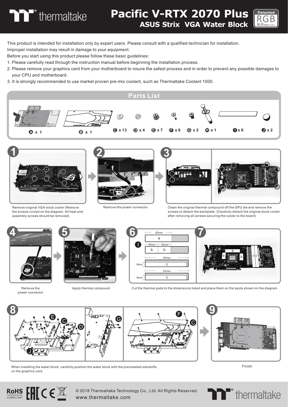 Thermaltake CL-W254-CU00SW-A operation manual