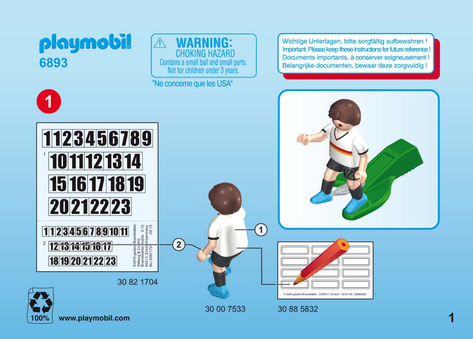 Playmobil 6893 Instructions