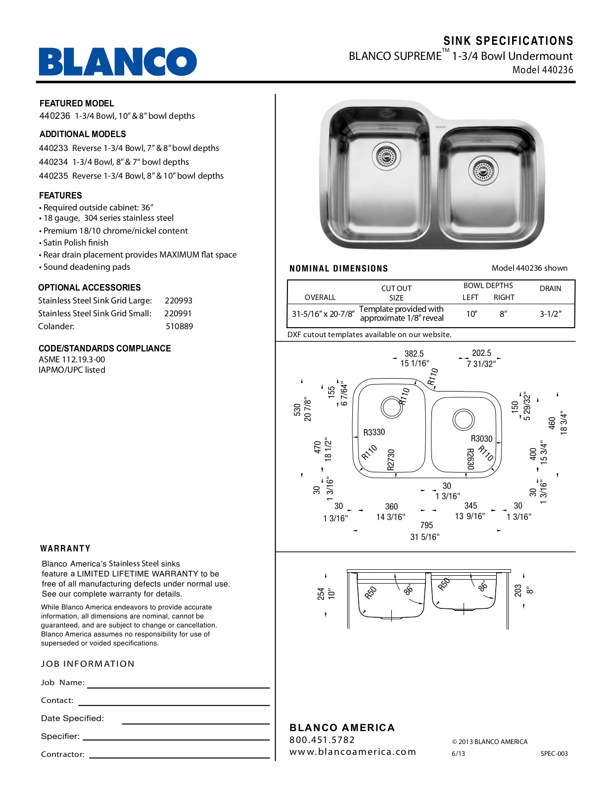 Blanco 440236 User Manual - ManualMachine.com
