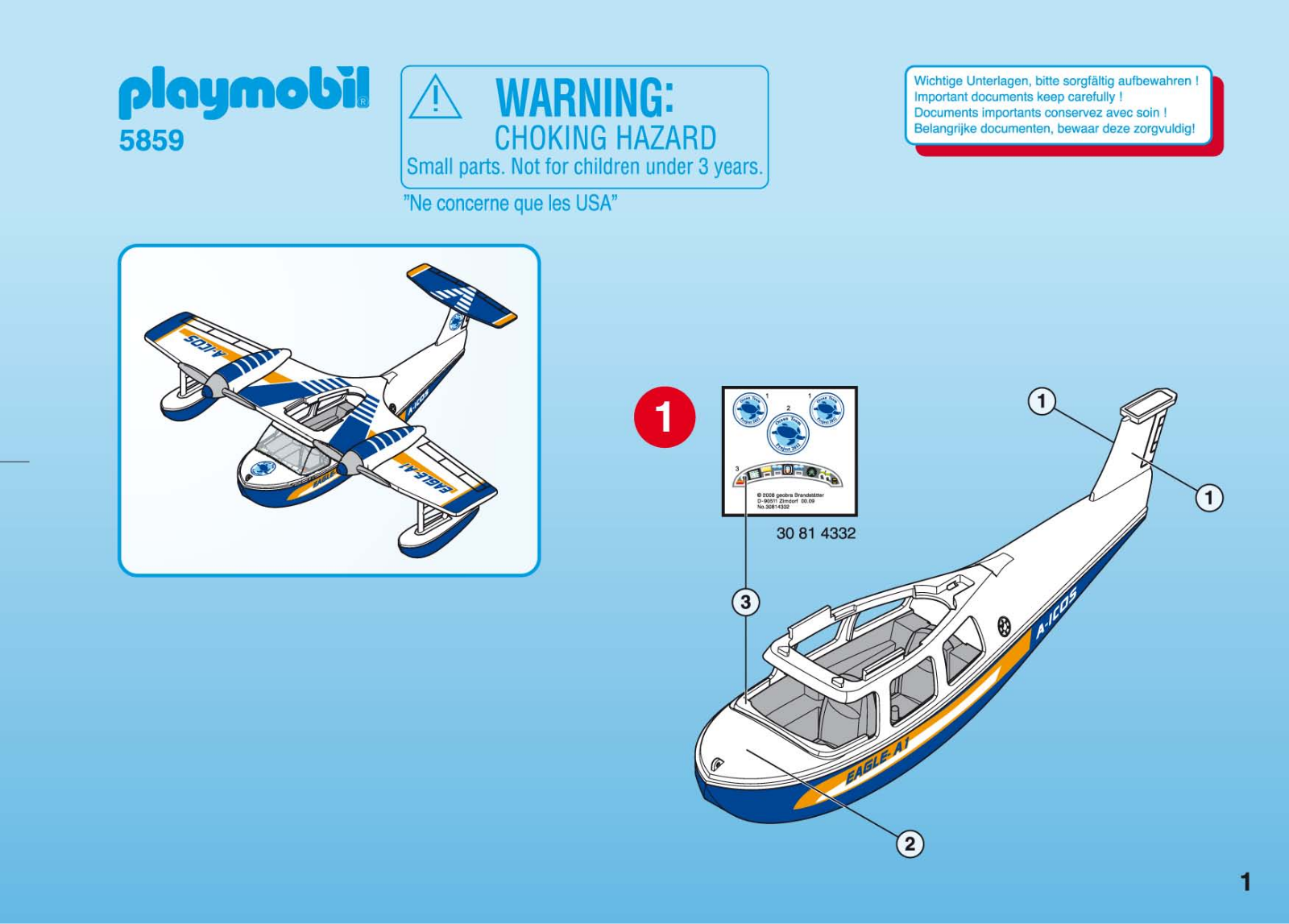 Playmobil 5859 Instructions