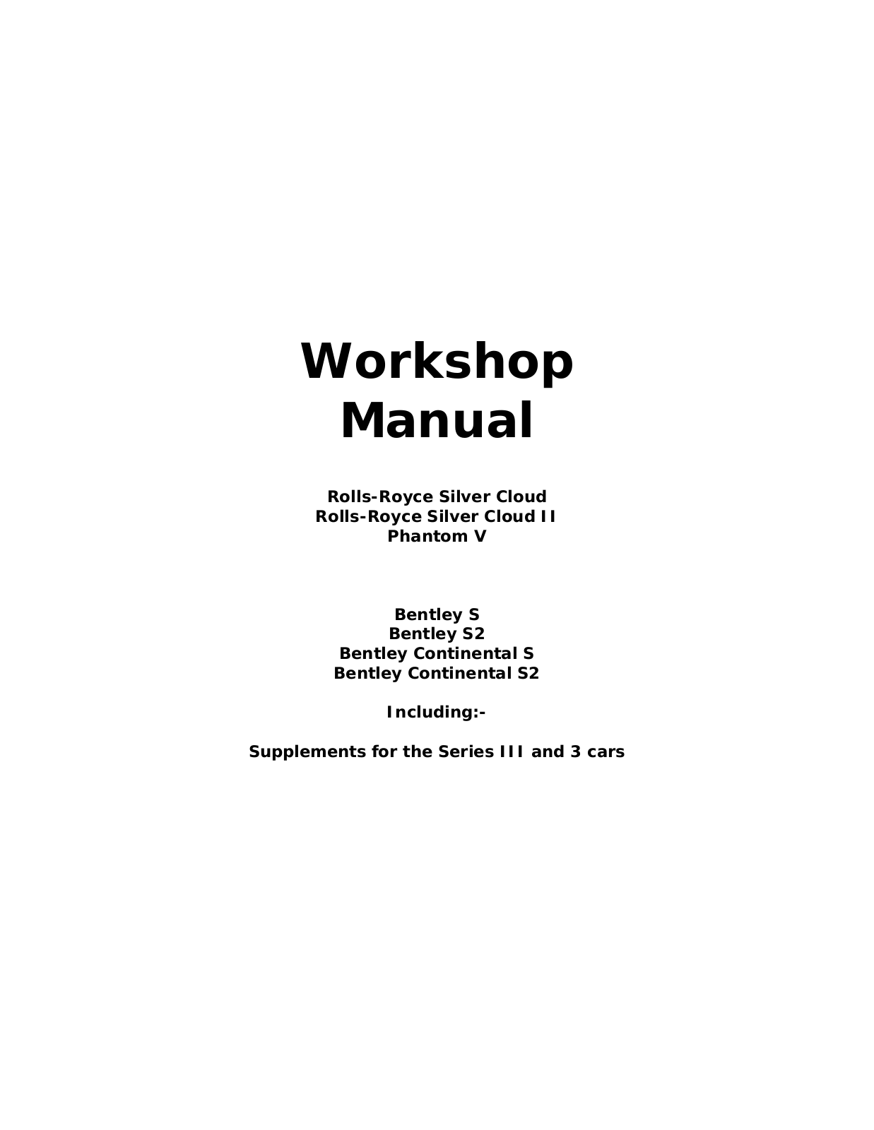 Bentley Continental User Manual - ManualMachine.com