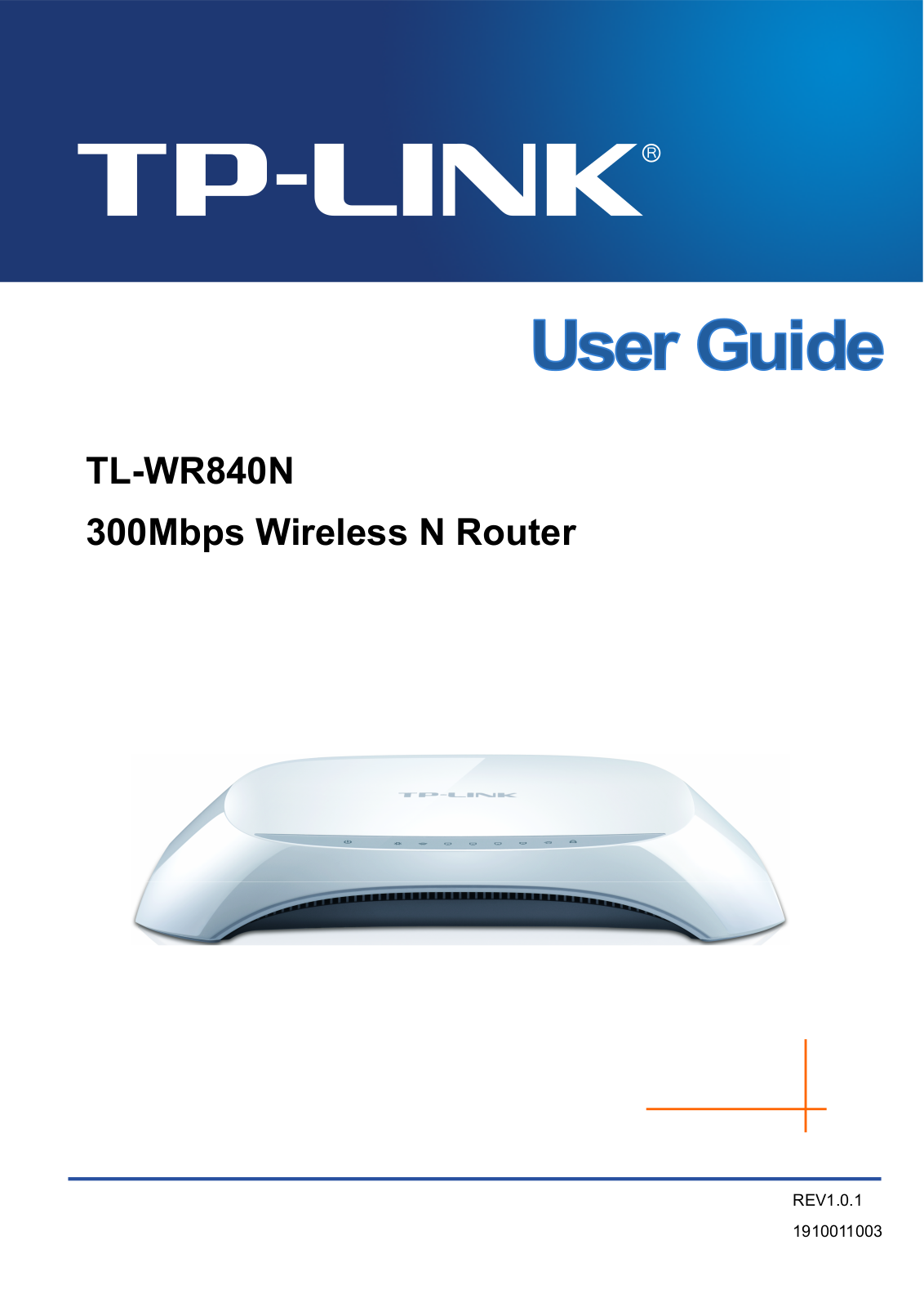 TP-Link TL-WR840N User Manual