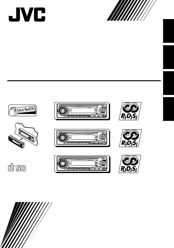 JVC KD-S777R, KD-SX878R, KD-S8R User Manual