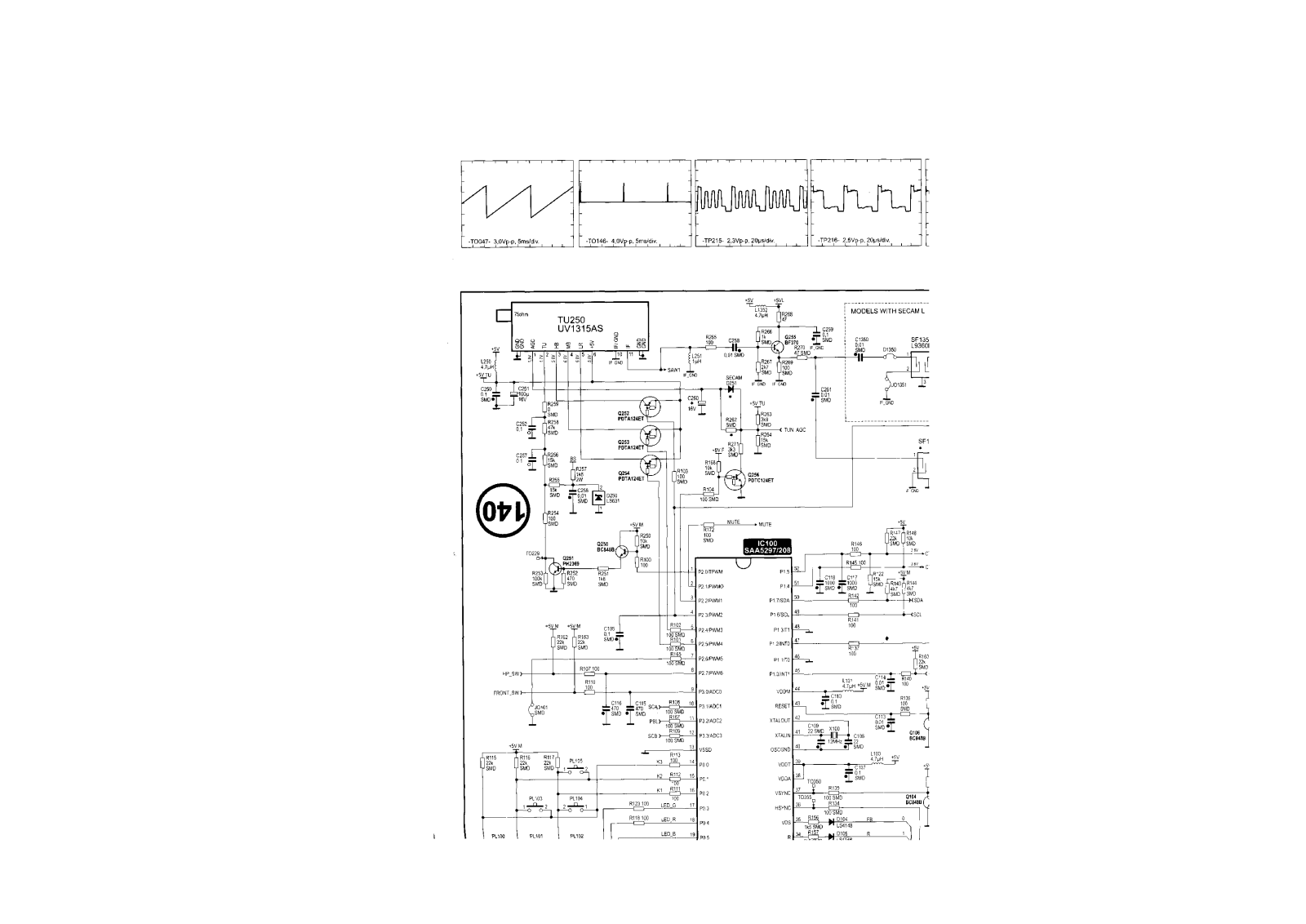 SANYO CE25FN1, CE25GN1, CE28FA1, CE28EN2 Diagram