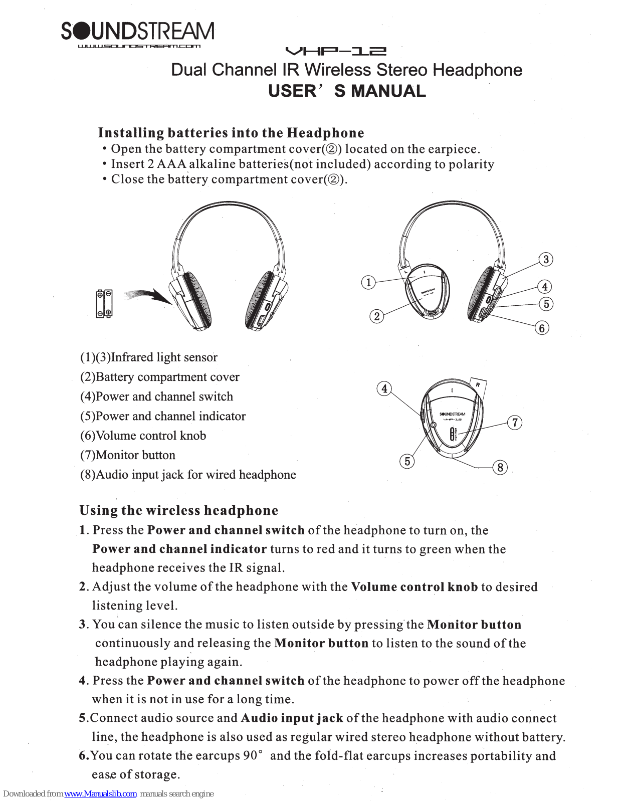Soundstream VHP-12 User Manual - ManualMachine.com