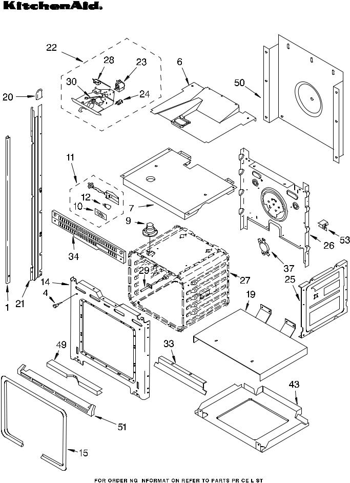 KitchenAid KEBS208DWH7 Parts List