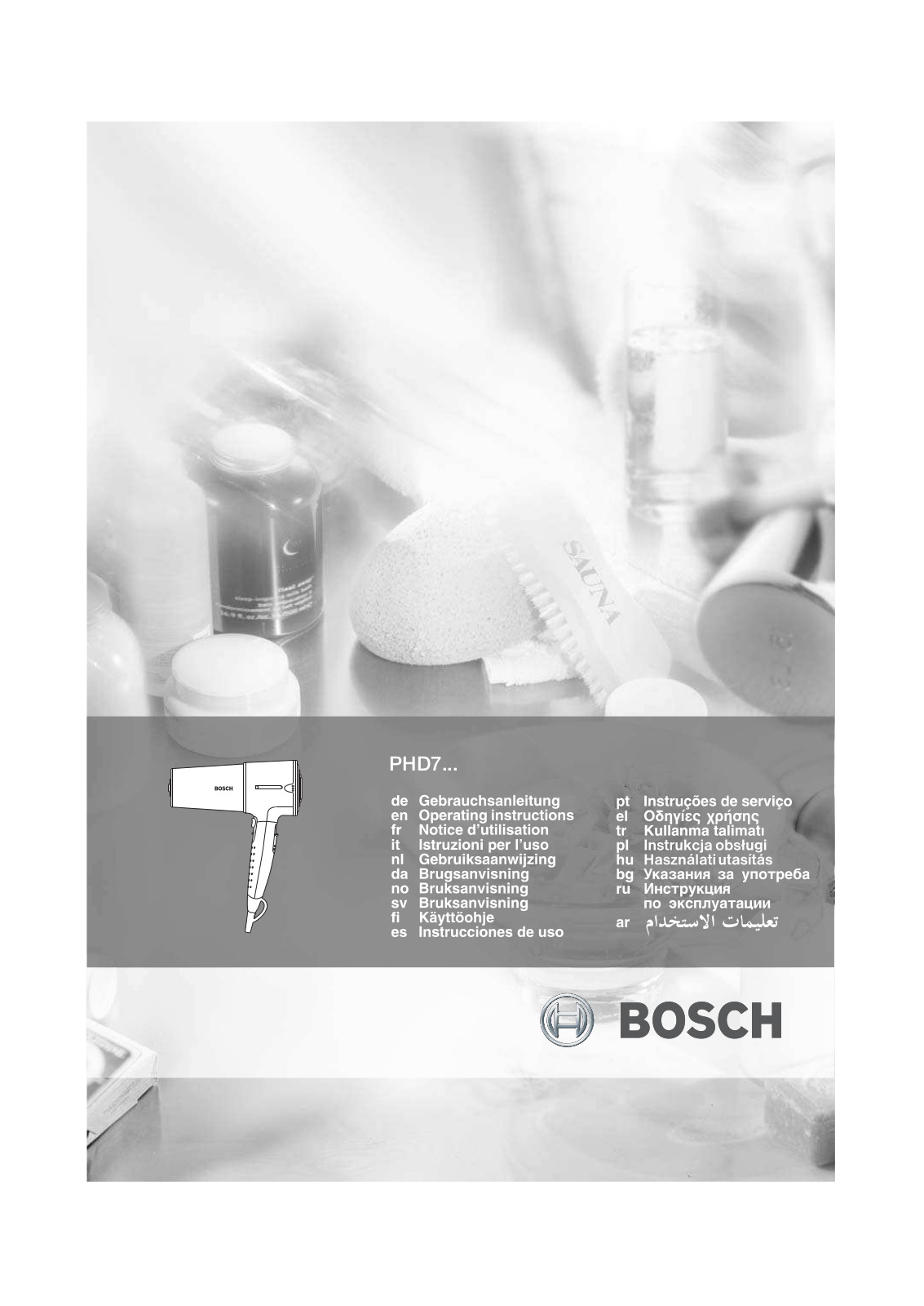 BOSCH PHD7760 User Manual