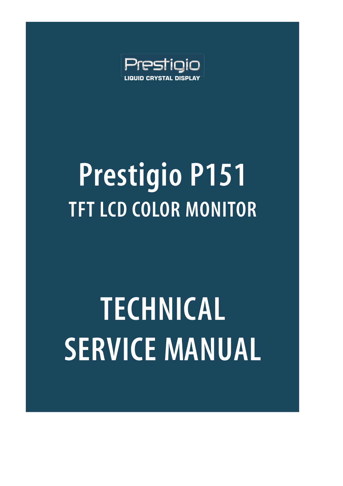 Panasonic P151 SERVICE MANUAL