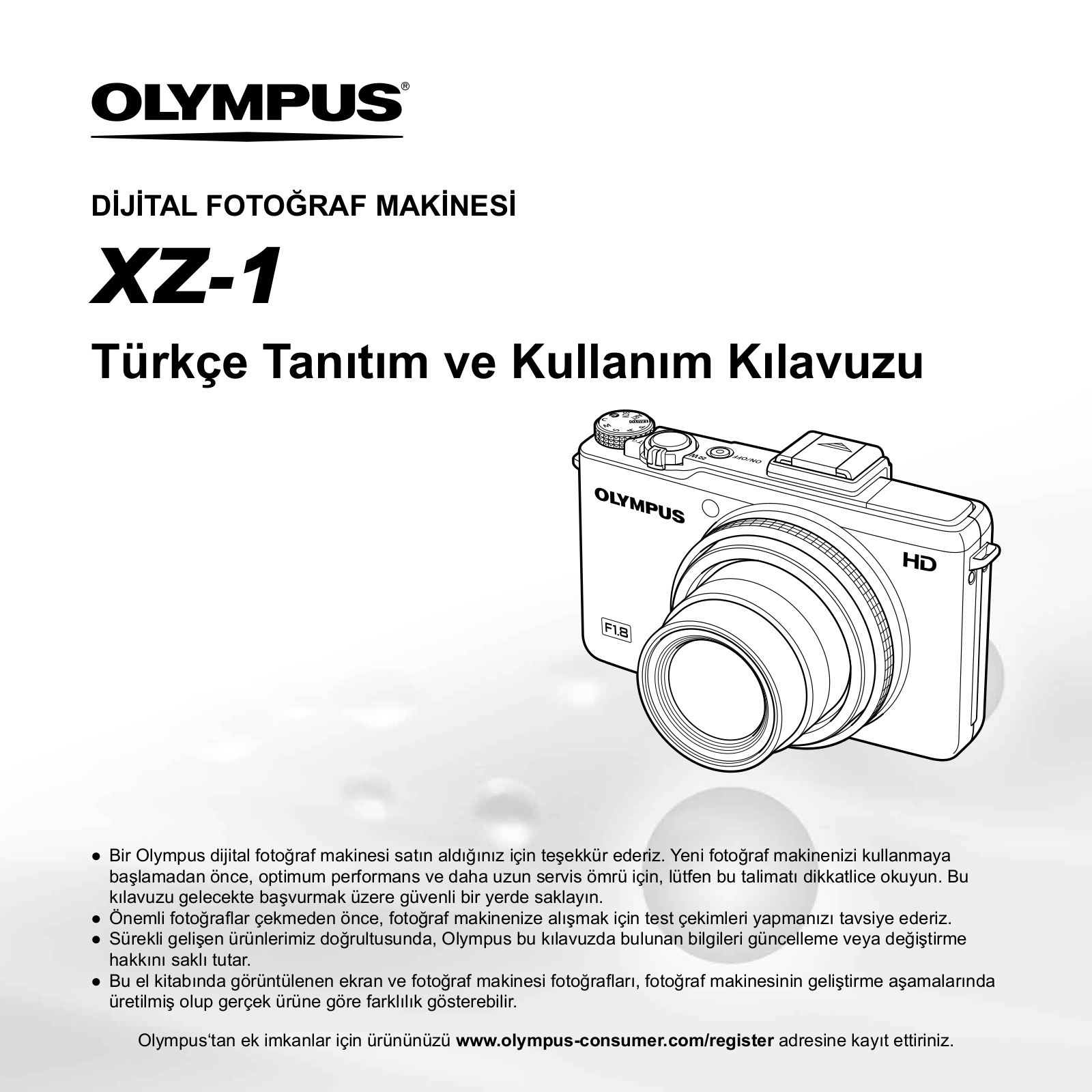 OLYMPUS XZ-1 User Manual