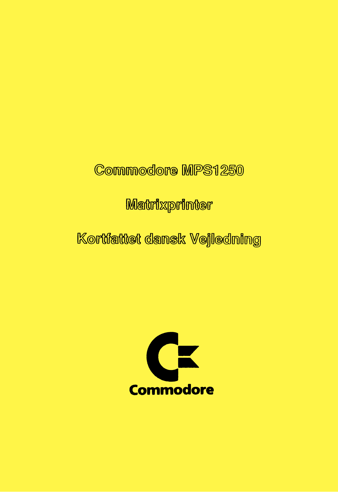 Commodore MPS1250 a - ManualMachine.com