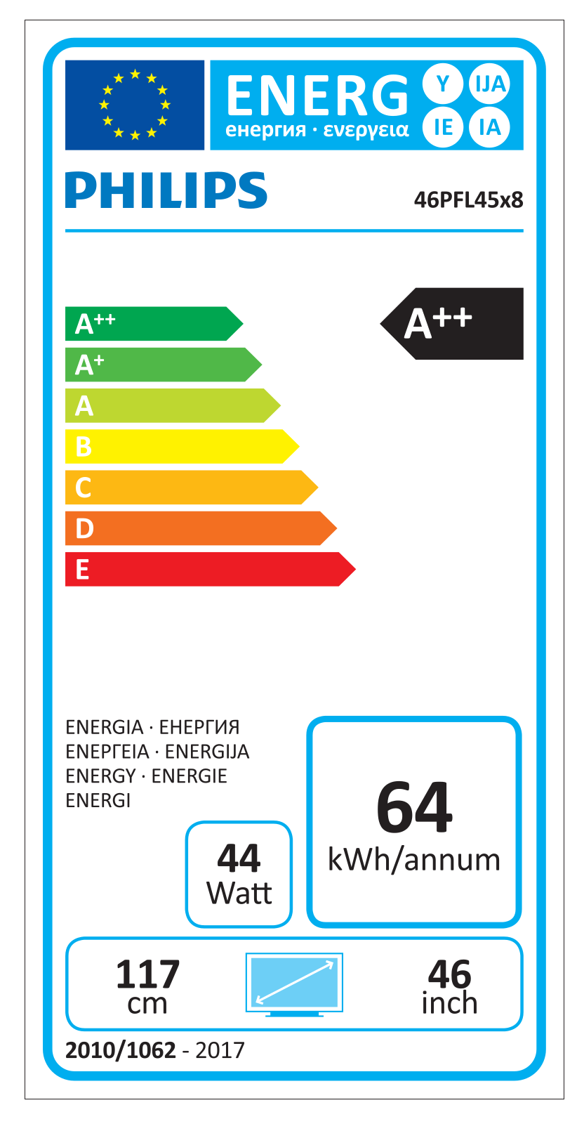 Philips 46PFL4508M User manual