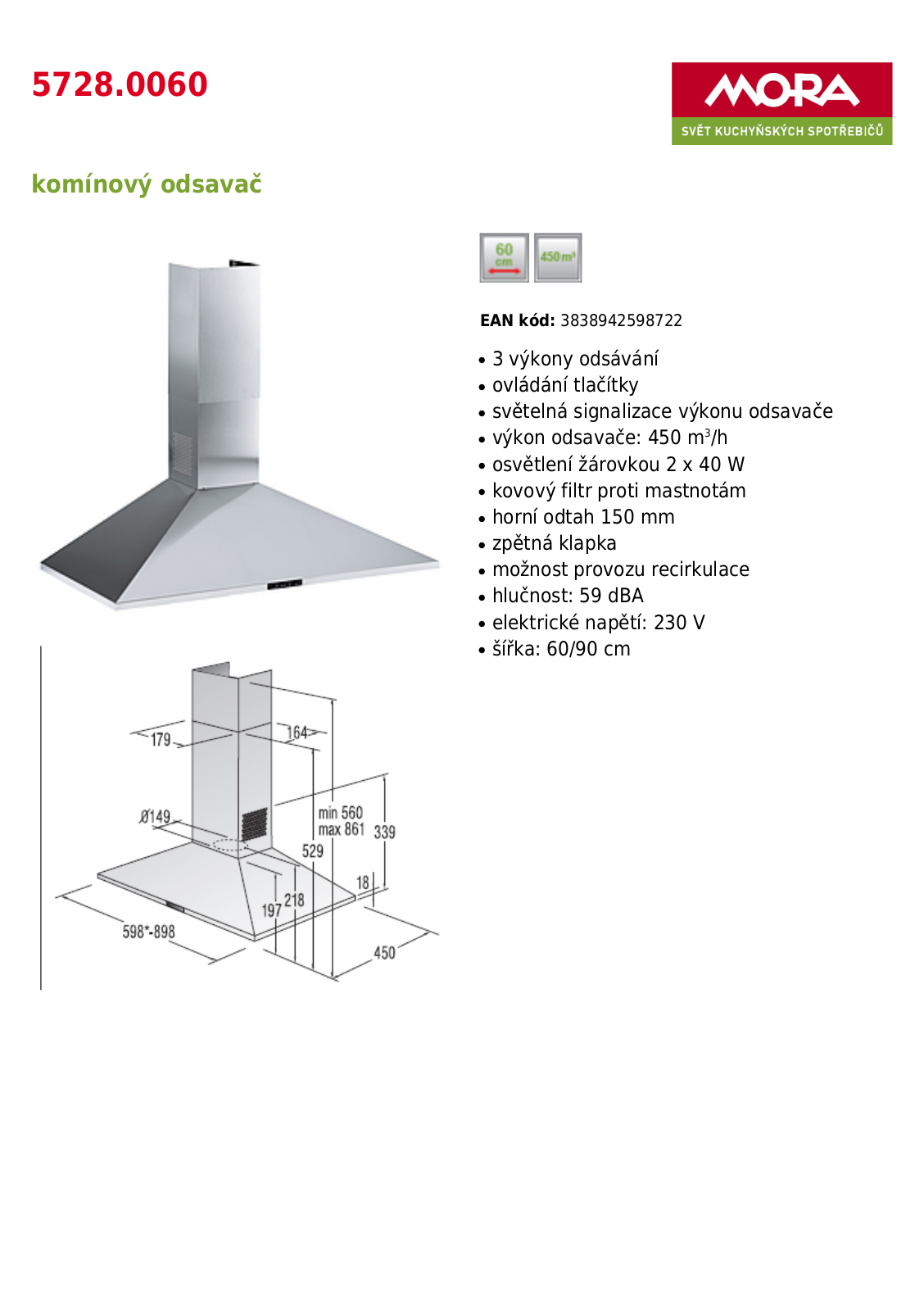 Mora OP 5728.0060 User Manual