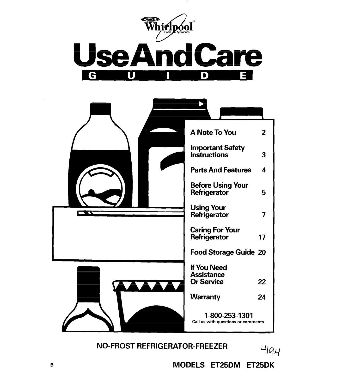 Whirlpool ET25DK User Manual - ManualMachine.com