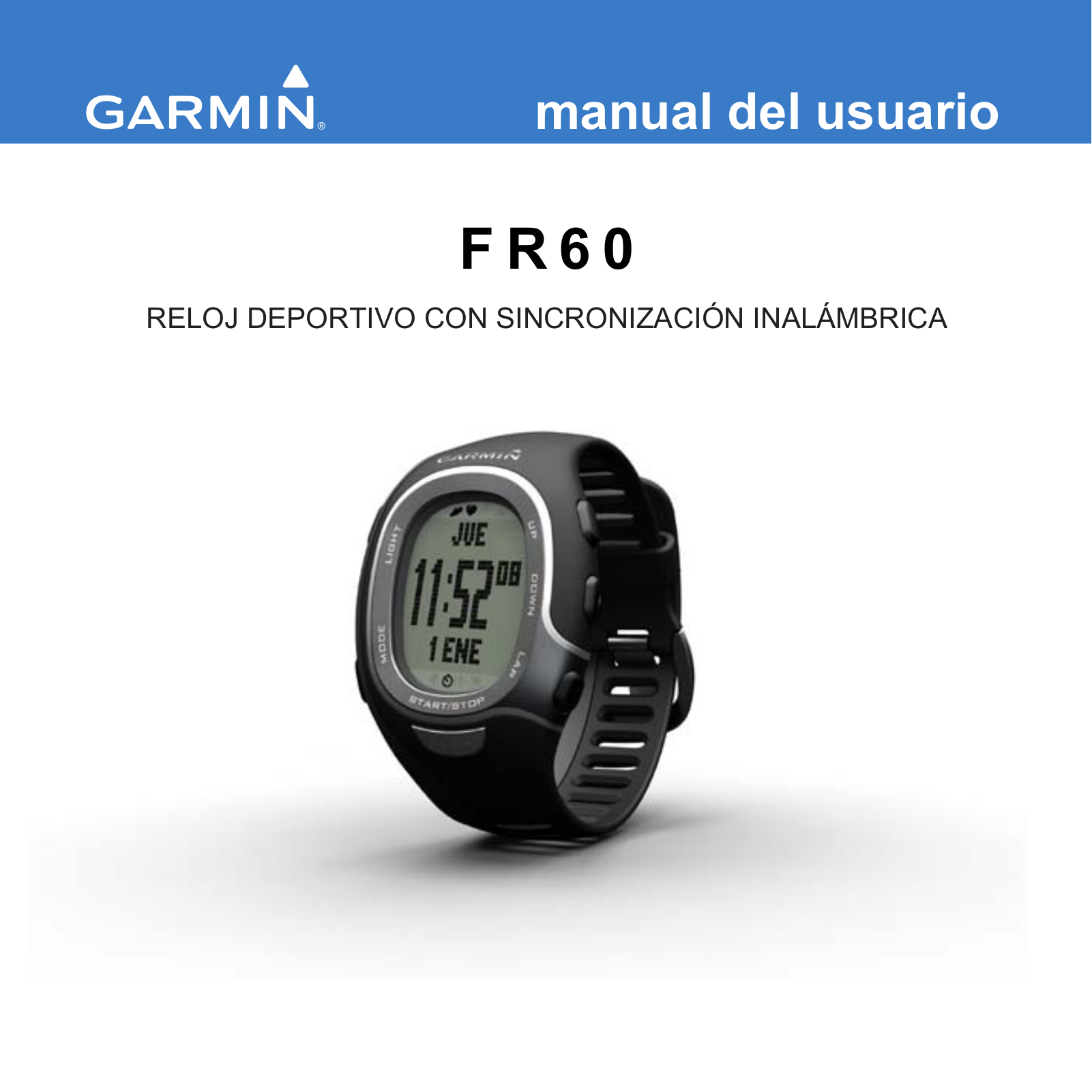 Garmin FR 60 Instruction Manual