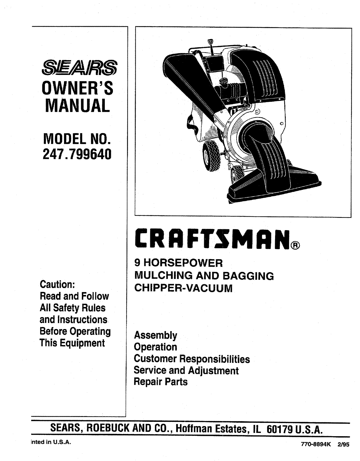 Craftsman 79964 User Manual - ManualMachine.com