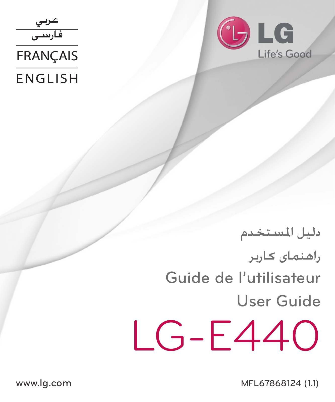 LG LGE440 Owner’s Manual