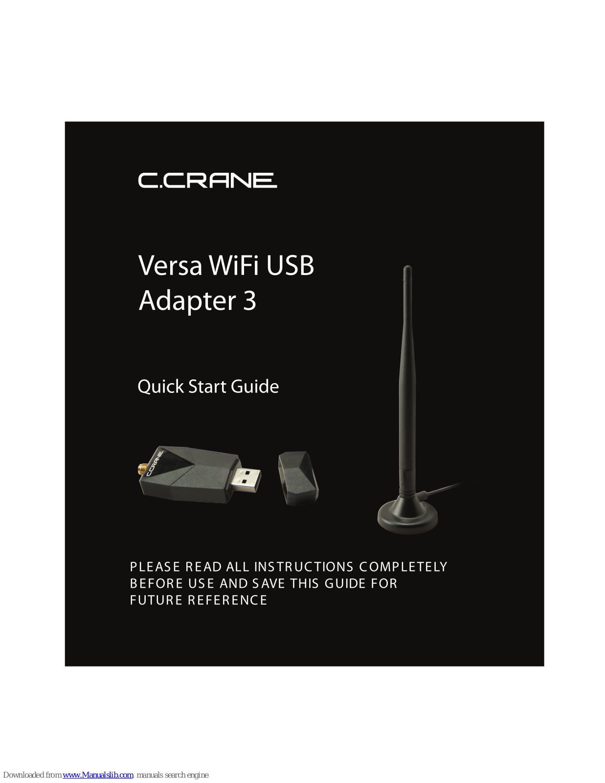 C. Crane Versa WiFi USB Adapter 3 Quick Start Manual