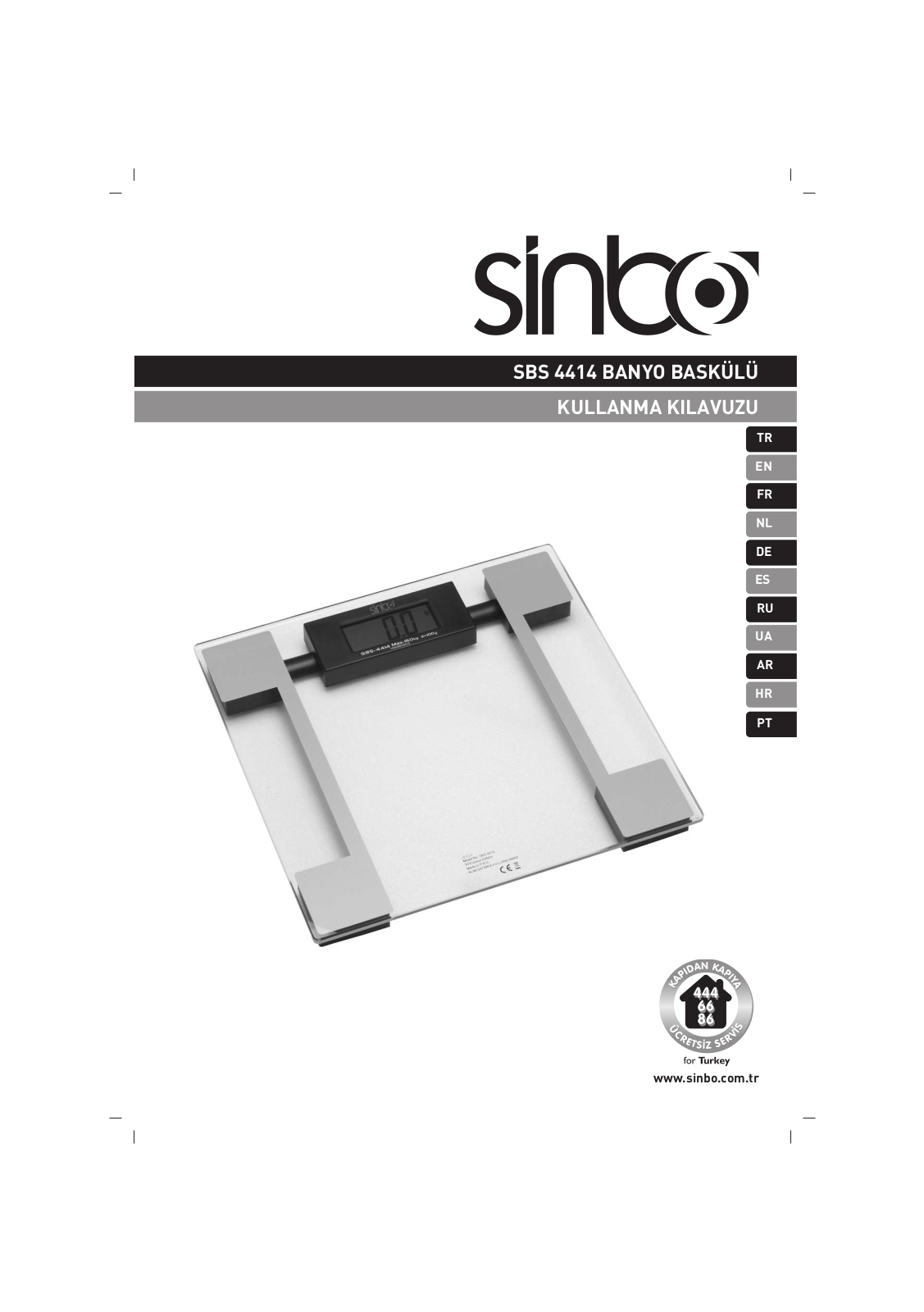 Sinbo SBS 4414 User Manual