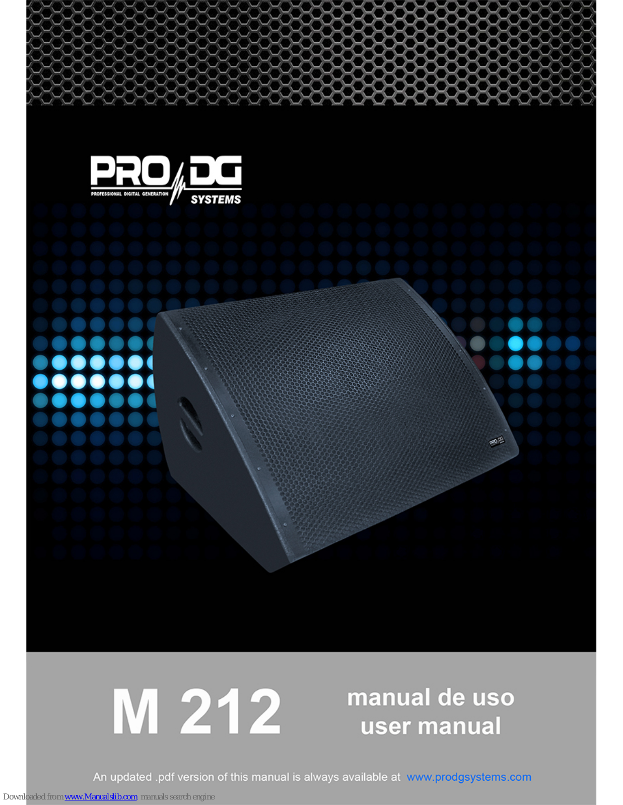 Pro DG Systems M 212 User Manual - ManualMachine.com