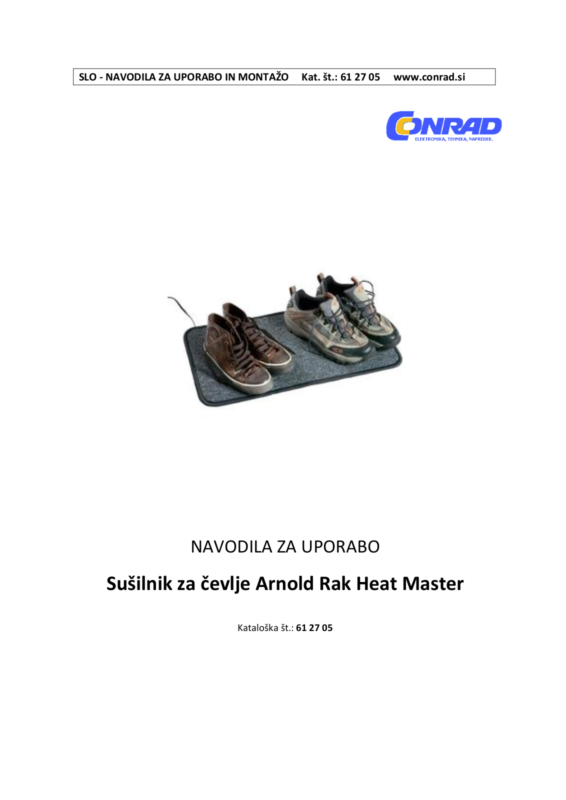 Arnold Rak 61 27 05 Instructions - ManualMachine.com