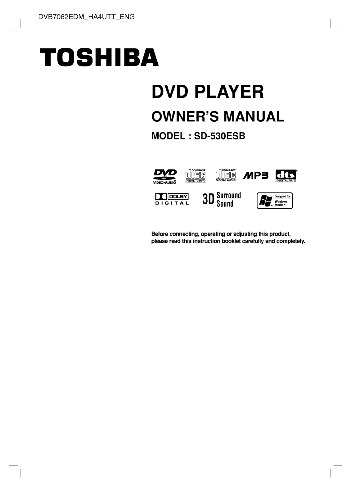 LG SD-530ESB User Manual