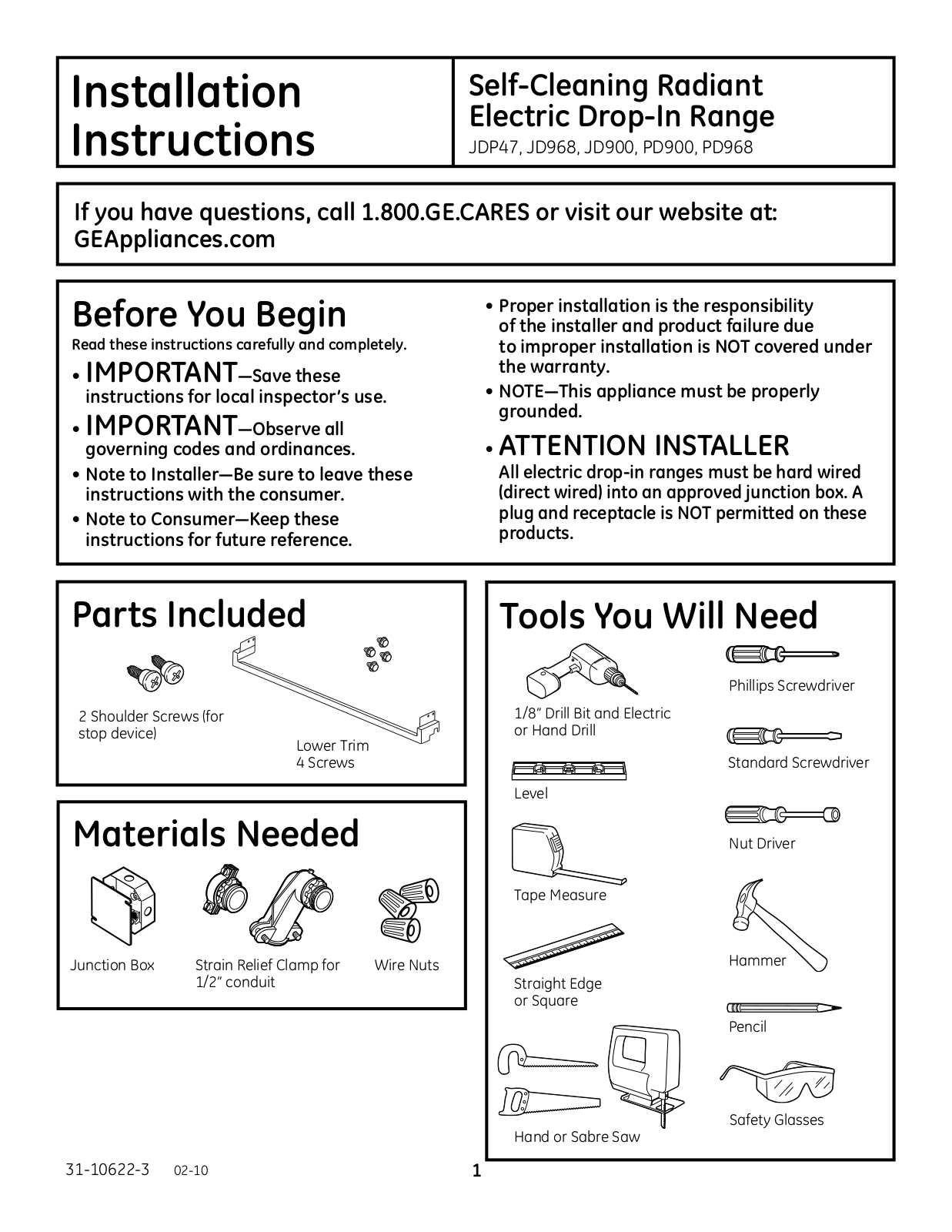 GE PD900, PD968 User Manual - ManualMachine.com