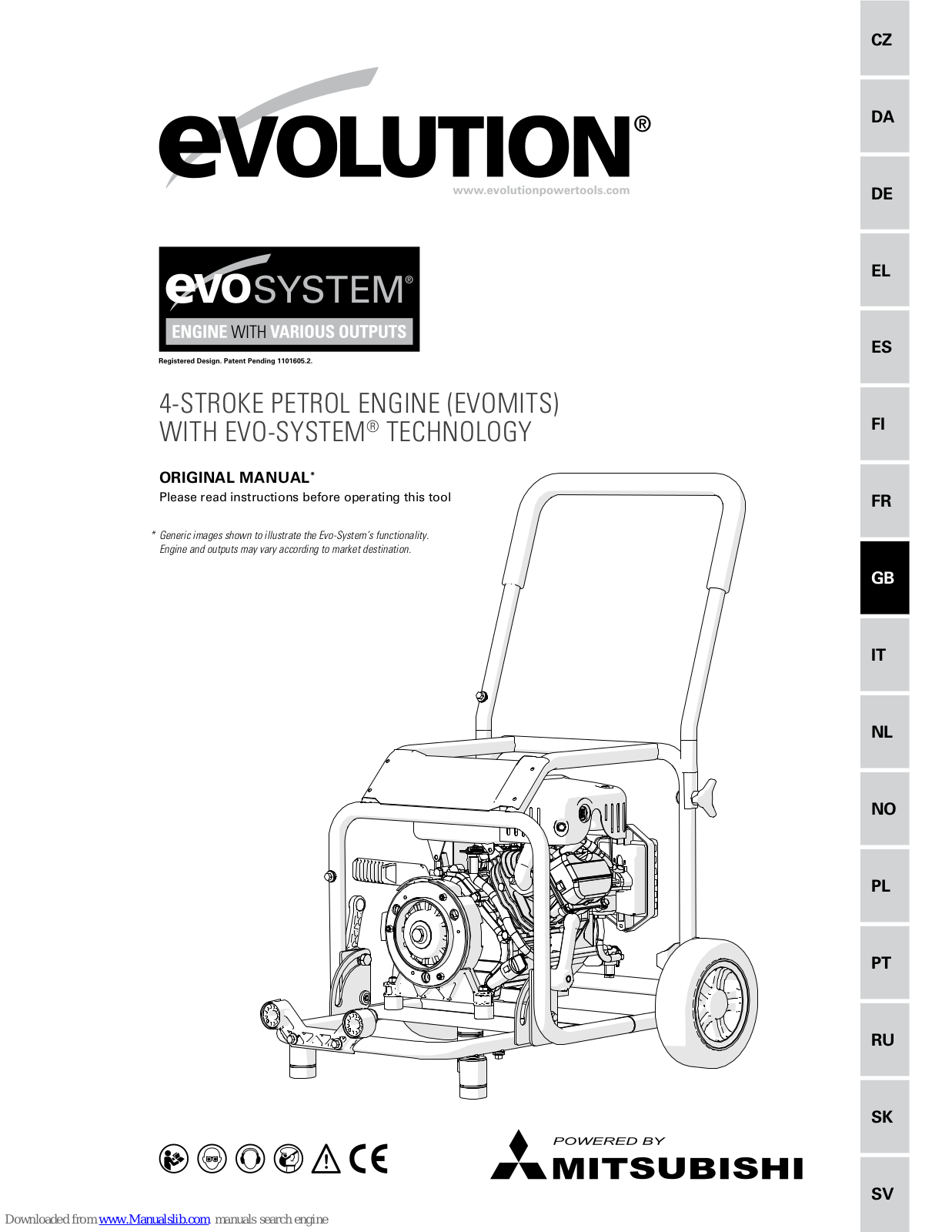 Evolution Portable Generator Original Manual