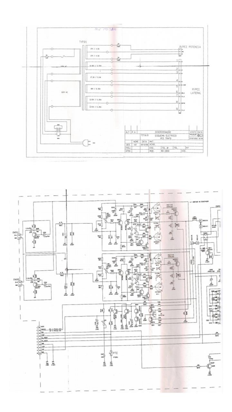 CCE MD3800 Schematic