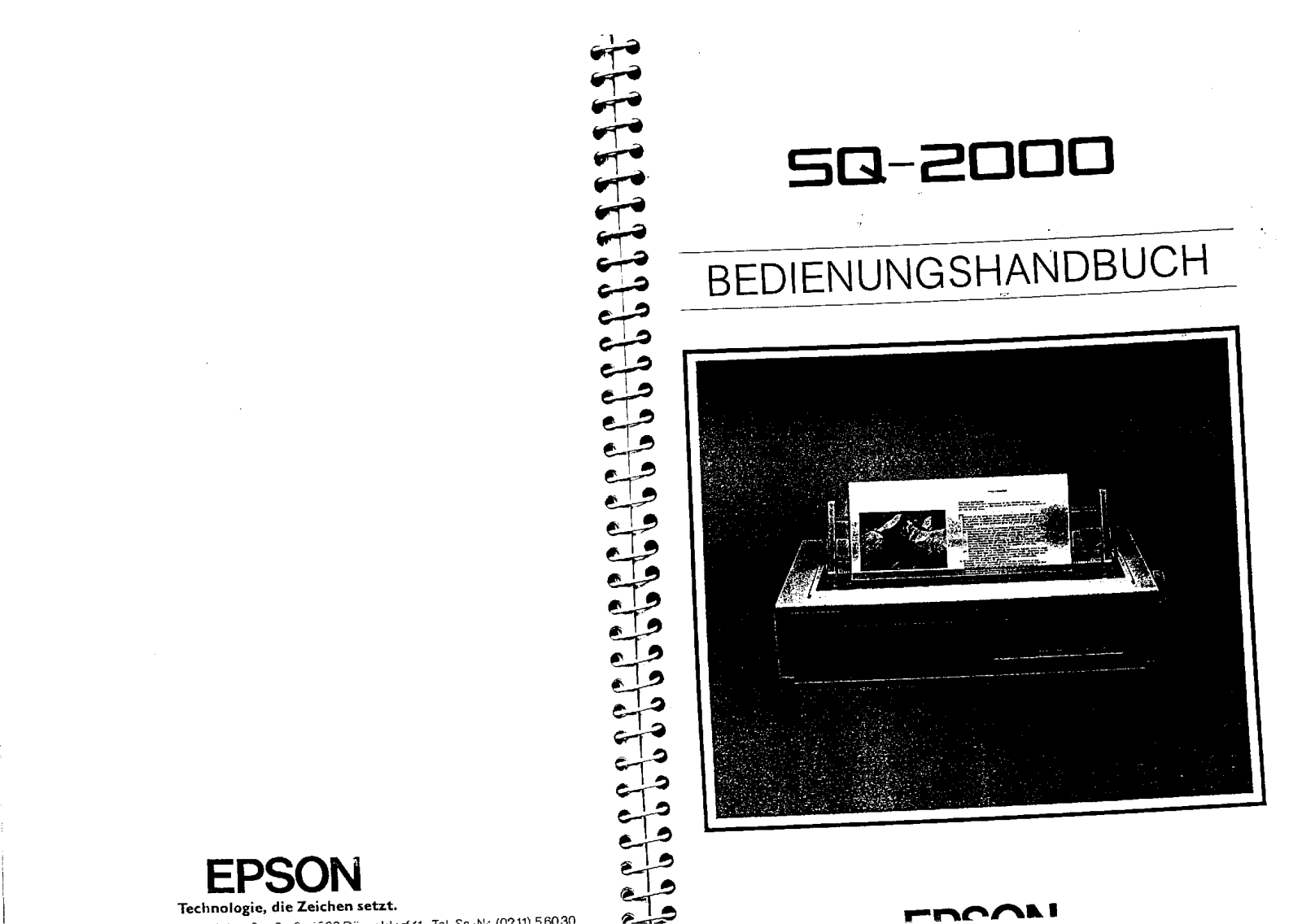 Epson SQ-2000 User Manual