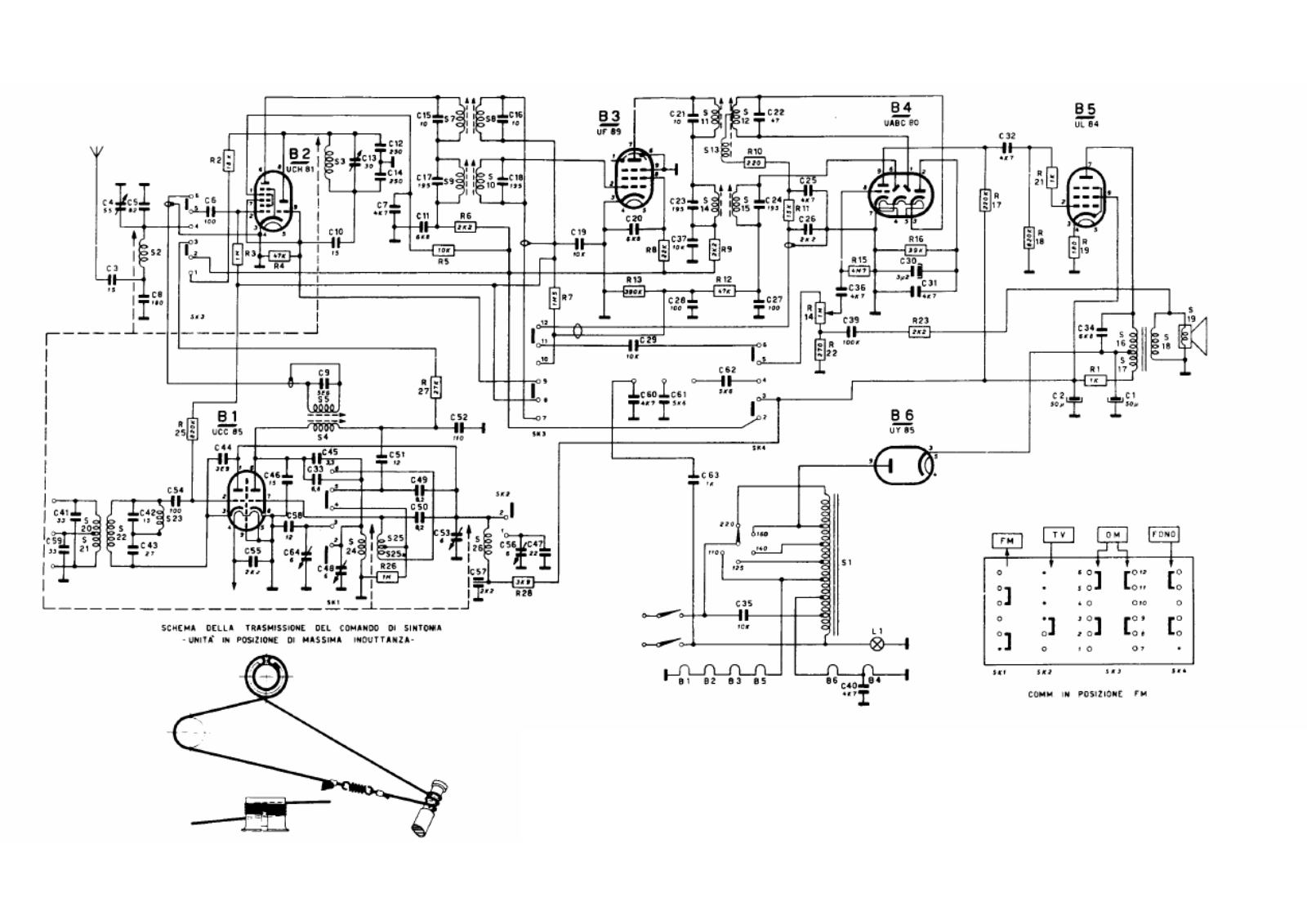 Philips b2i10a, h2i11a schematic