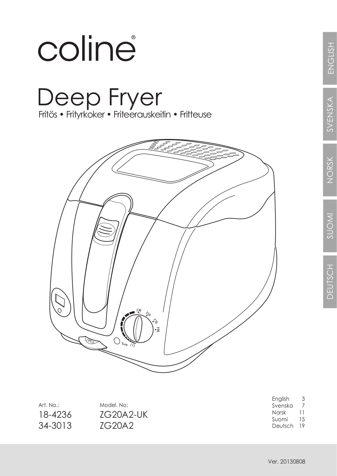 Clas Ohlson ZG20A2-UK, ZG20A2 User Manual