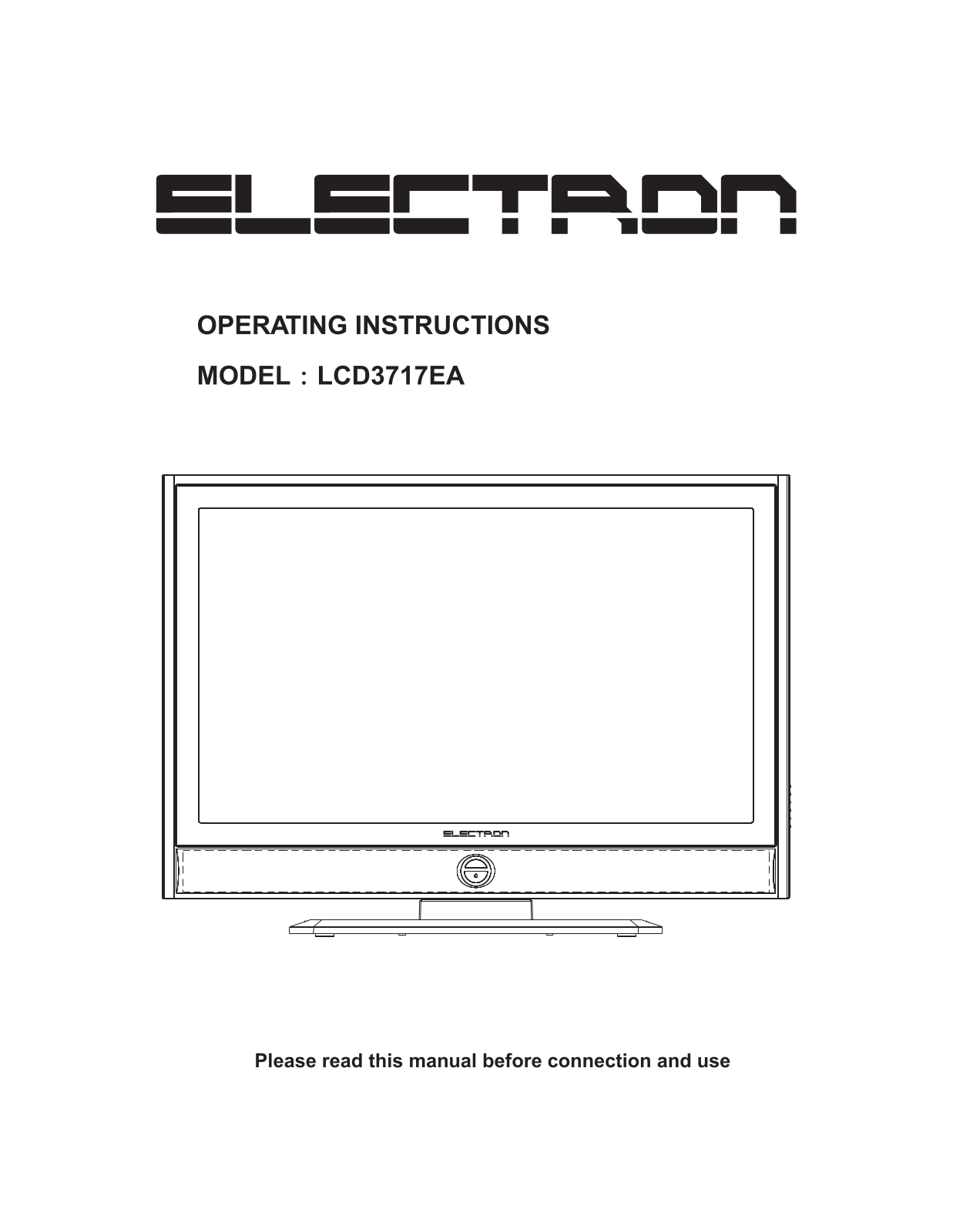 Curtis LCD3717EA User Manual