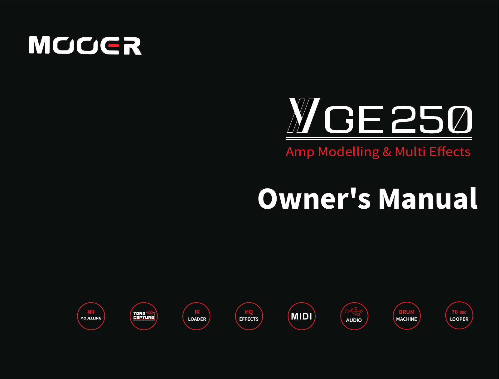 Mooer GE250 User manual